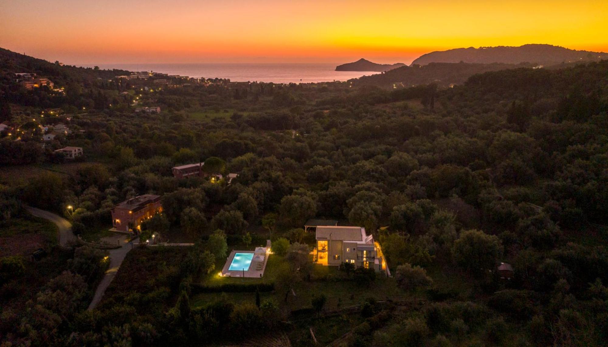 Villa Stefania Agios Georgios Pagon Exteriör bild