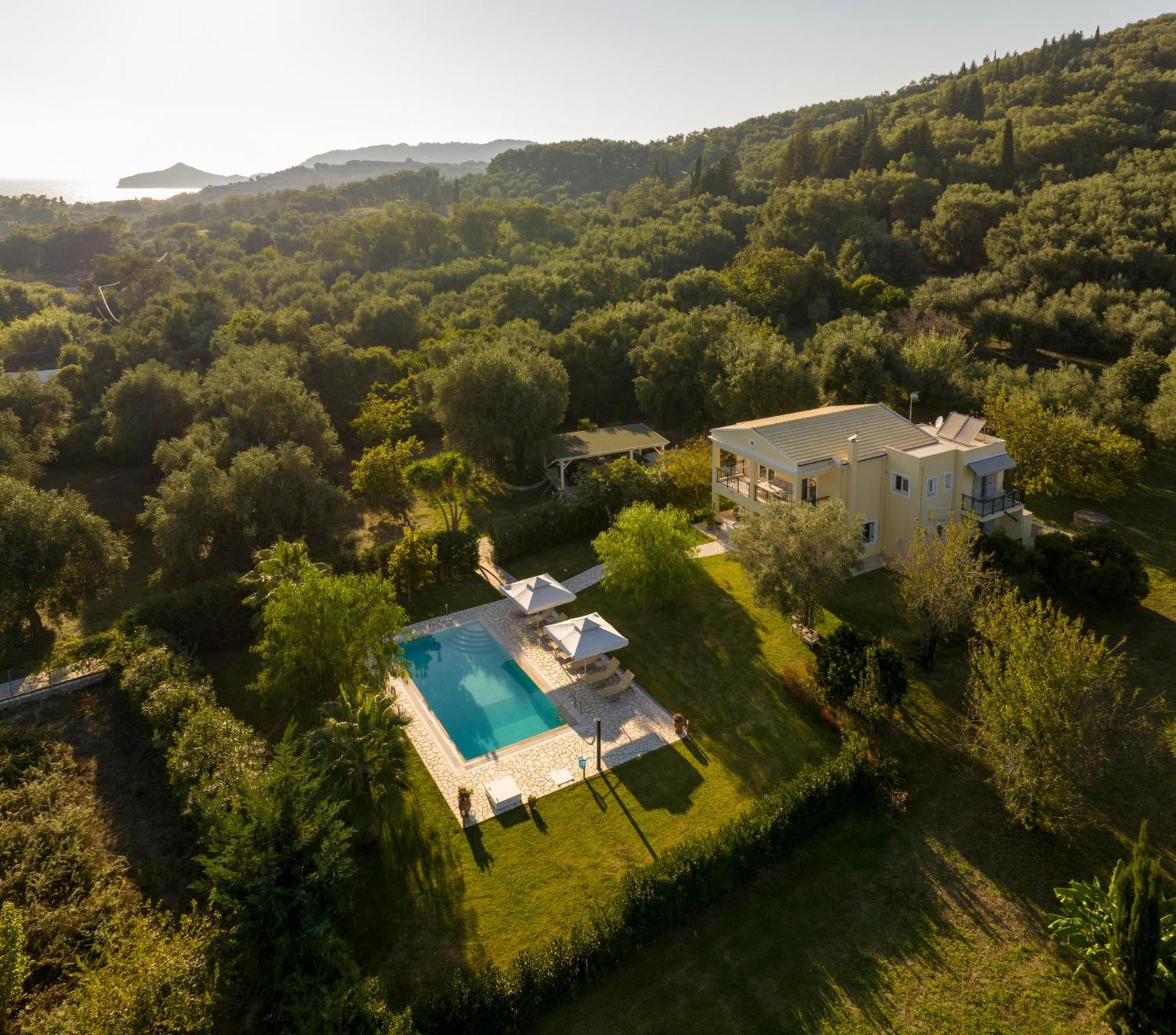 Villa Stefania Agios Georgios Pagon Exteriör bild