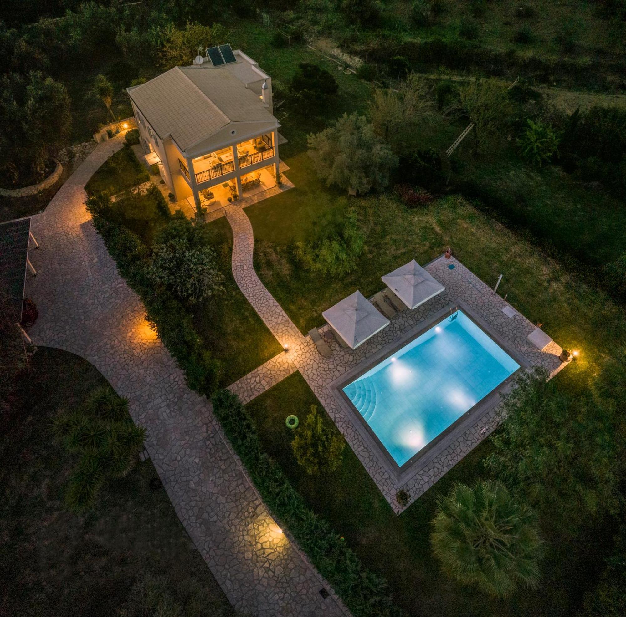 Villa Stefania Agios Georgios Pagon Exteriör bild