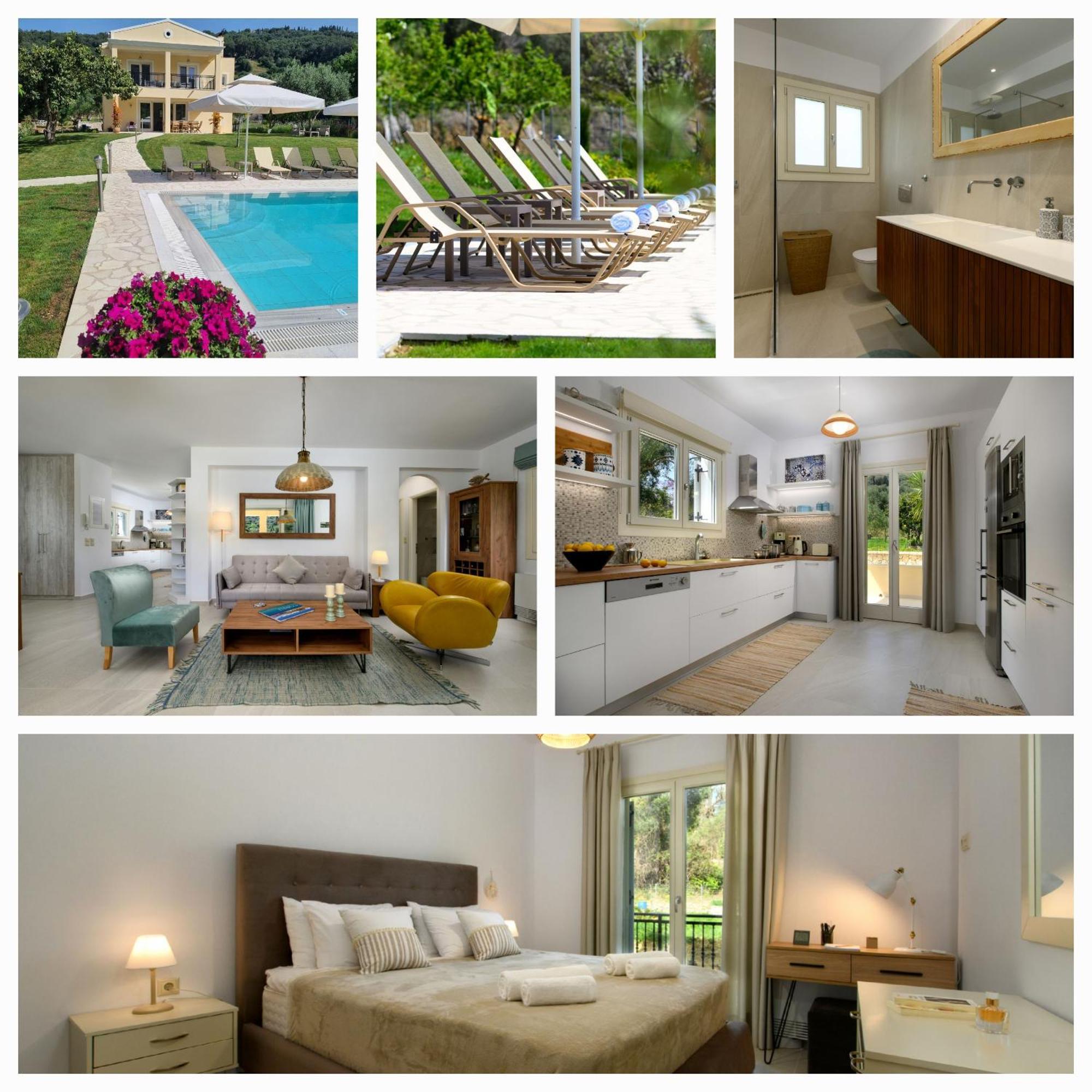 Villa Stefania Agios Georgios Pagon Exteriör bild
